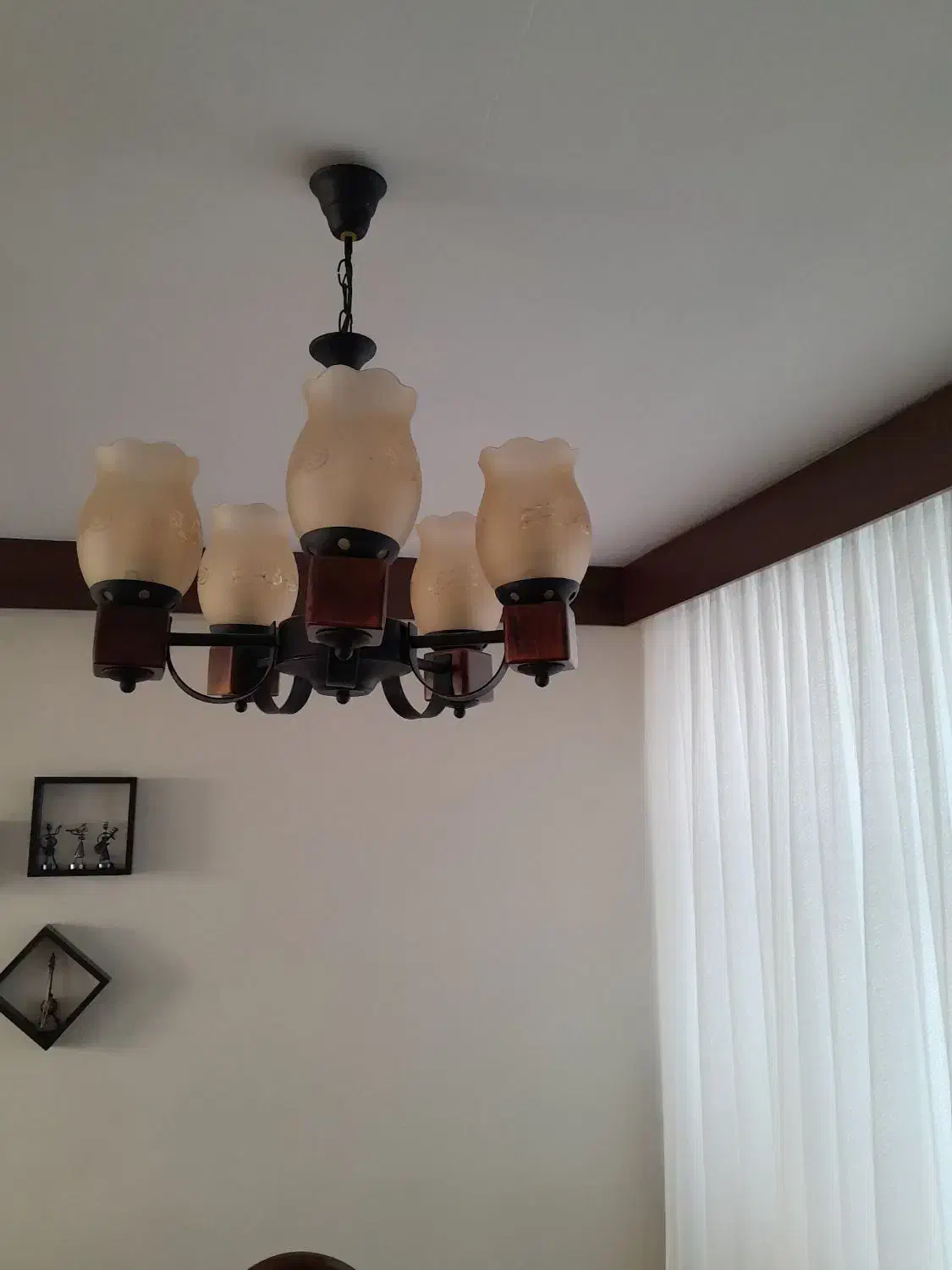 لوستر ۵ شعله|لوستر و چراغ آویز|مشهد, آزادشهر|دیوار