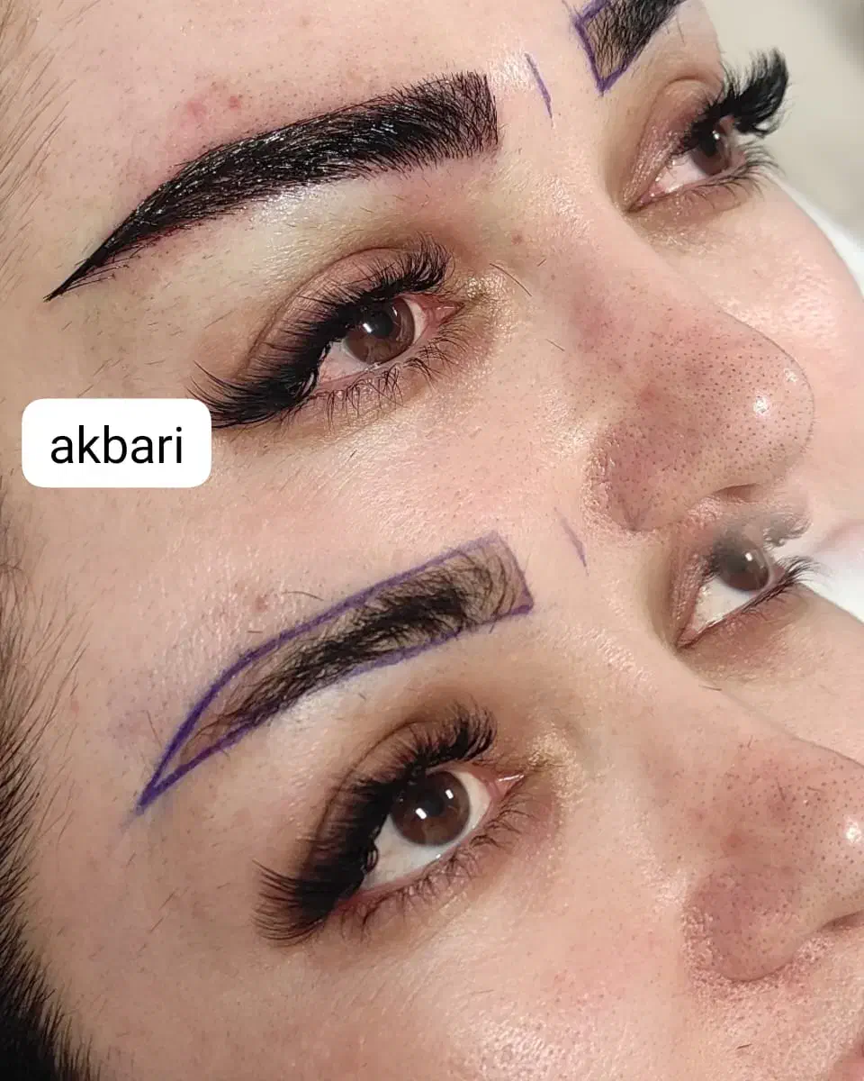 کاشت ابرو طبیعی قابل رشد تضمینی|خدمات آرایشگری و زیبایی|شیراز, ستارخان|دیوار