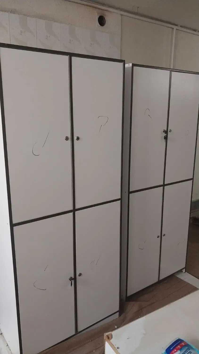 ۲ عدد کمد دیواری ملامینه|جاکفشی، کمد، دراور|قم, زنبیل آباد|دیوار