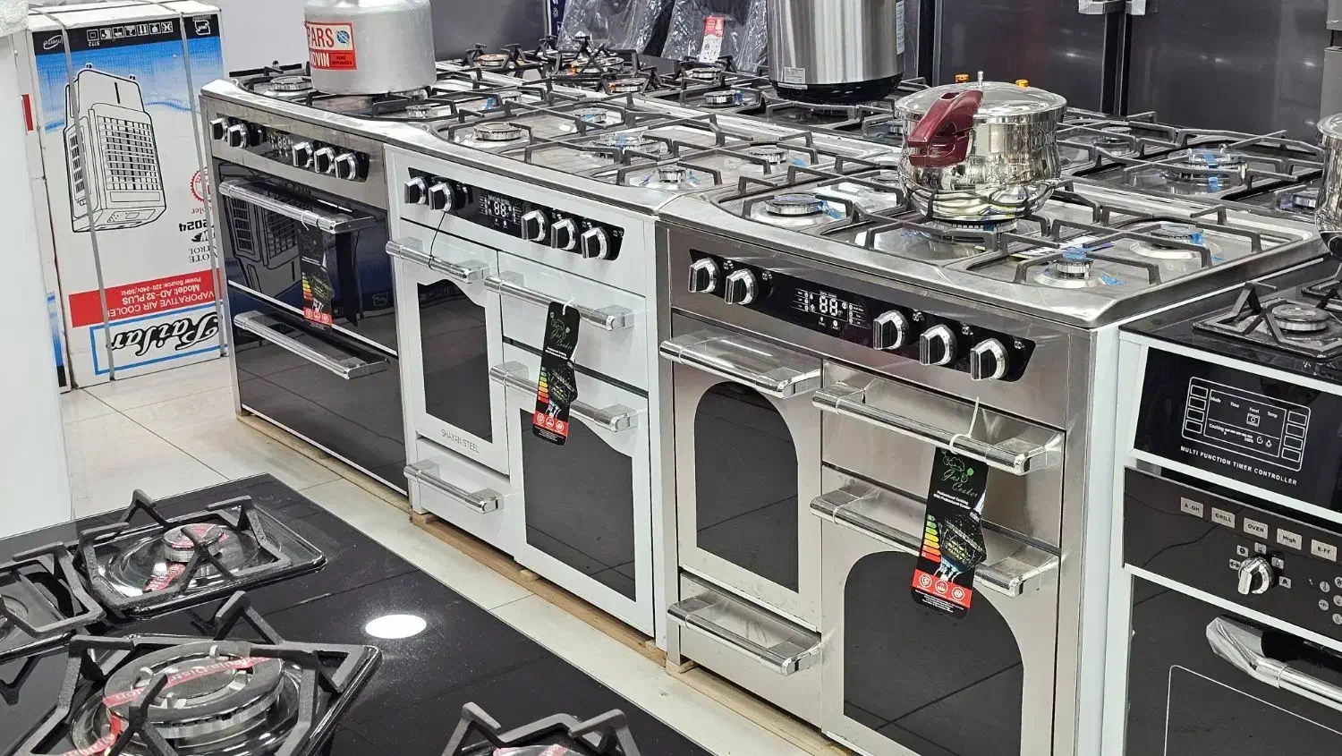 گاز طرح فر کد ۳۰۰۱ صحفه استیل /لعاب /شیشه ایی|اجاق گاز و لوازم برقی پخت‌وپز|سقز, |دیوار