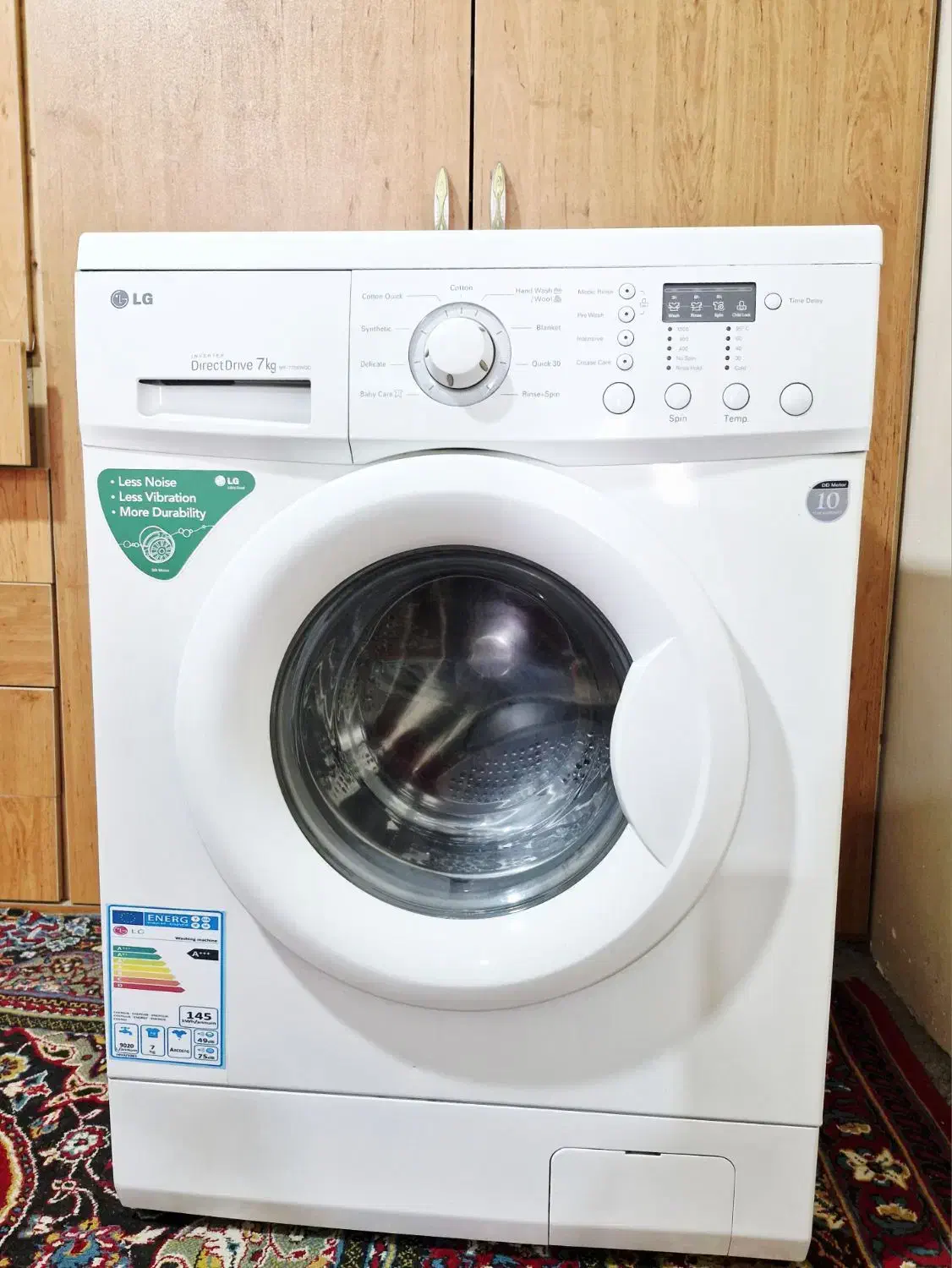 لباسشویی الجی گیربُکسی ۷ کیلو ال جی در حدّ نو|ماشین لباسشویی و خشک‌کن لباس|بهارستان, |دیوار