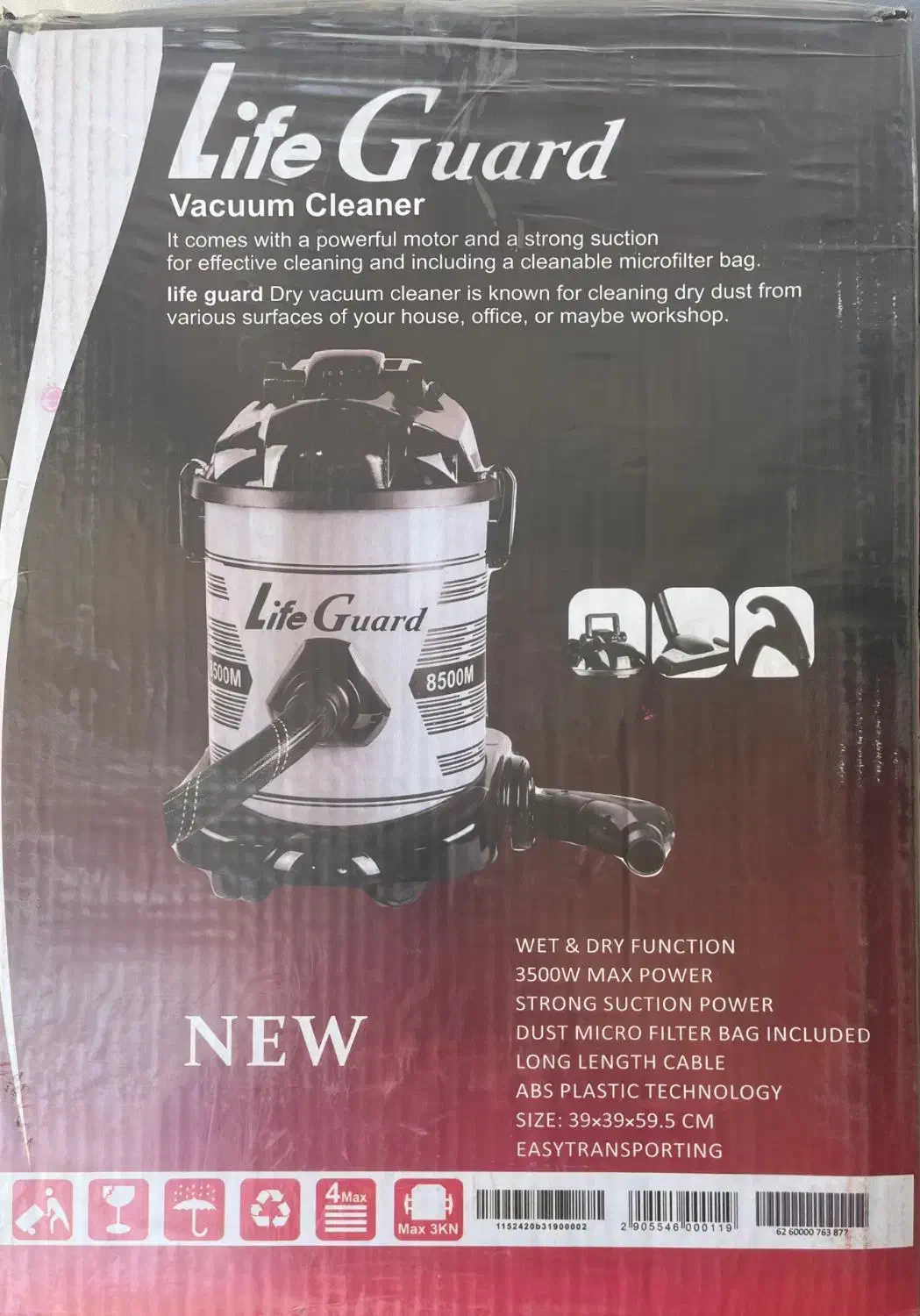 جاروبرقی سطلی لایف گارد|جاروبرقی، جارو شارژی، بخارشو|هشتگرد, قاسم آباد بزرگ|دیوار