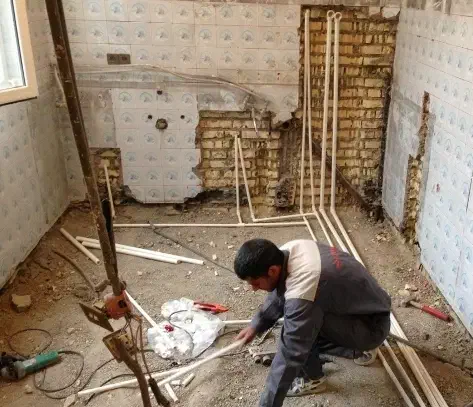 لوله کشی آب و فاضلاب و تخریب|خدمات پیشه و مهارت|اندیمشک, |دیوار