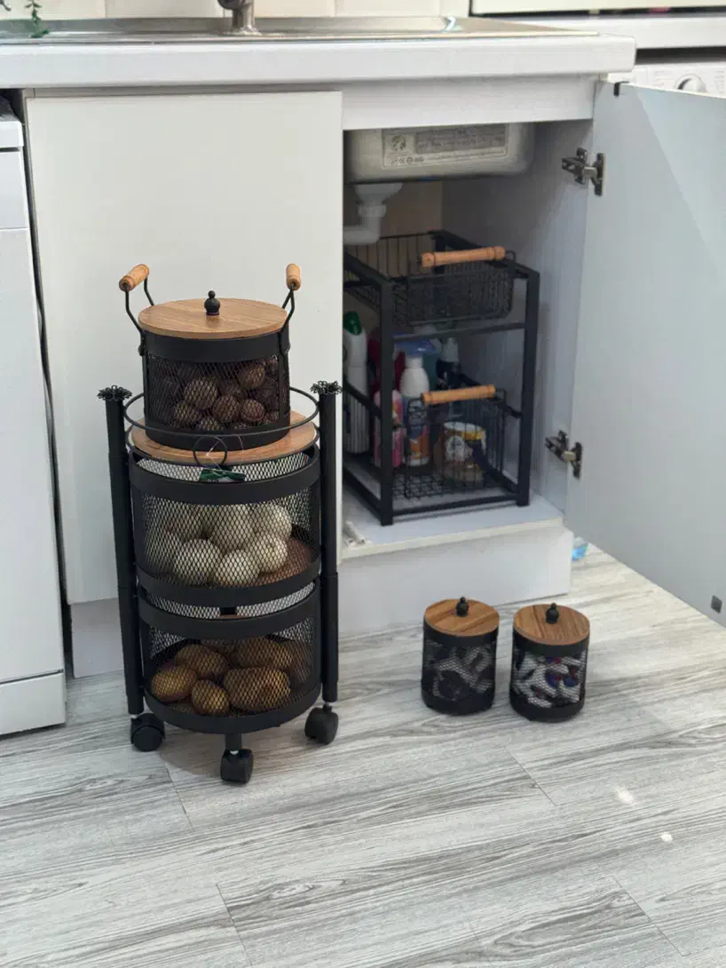 ست نظم دهنده موادشوینده ‌ سیب‌زمینی پیاز کی‌بی‌هوم|آب‌چکان و نظم‌دهنده ظروف|تهران, شوش (باغ آذری)|دیوار