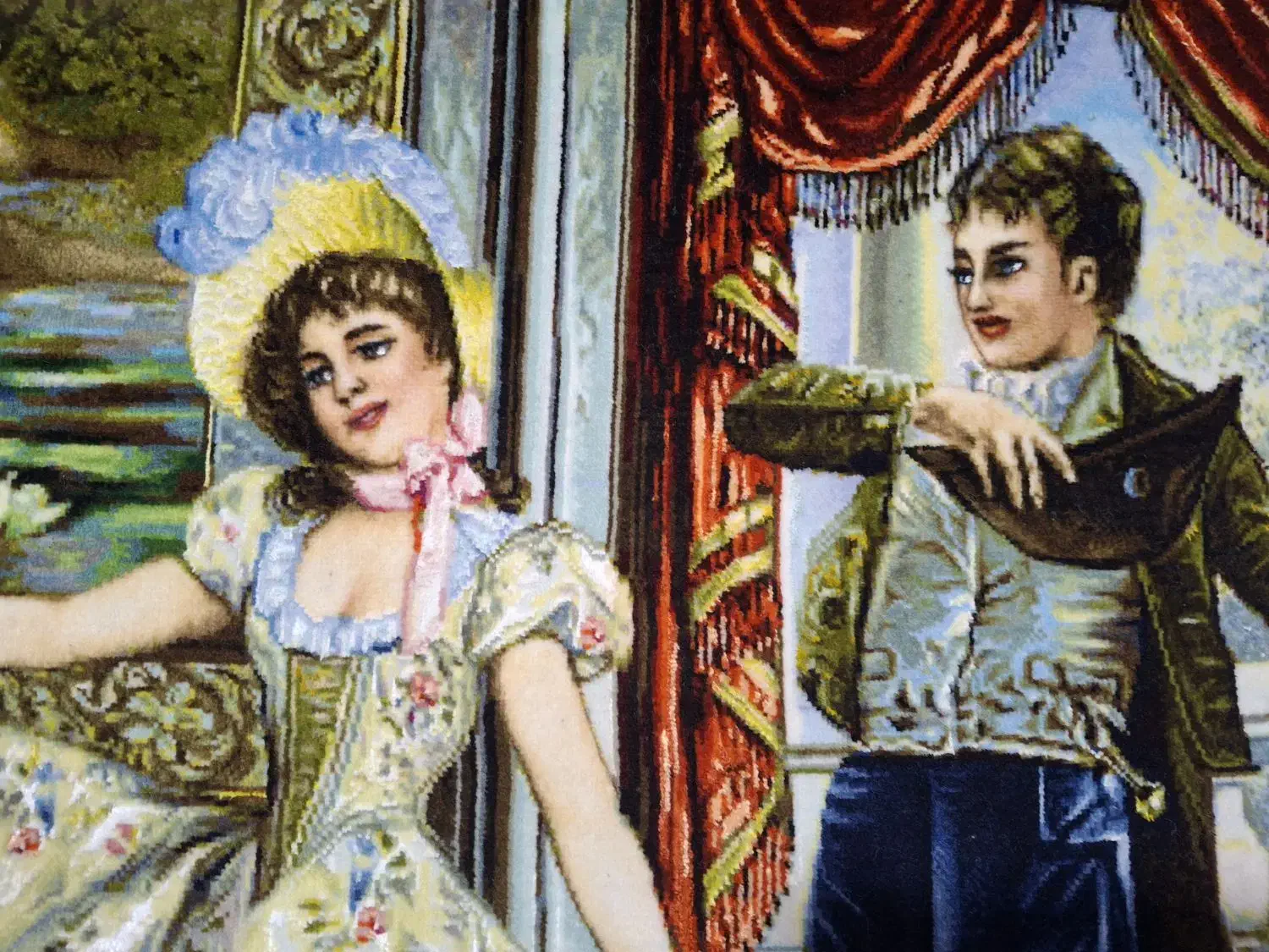 تابلو فرش دستبافت|تابلو فرش|خزل, |دیوار