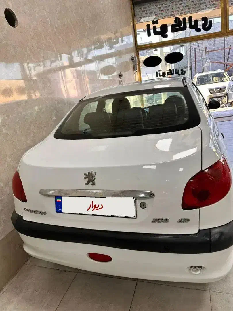 پژو206sd|خودرو سواری و وانت|تبریز, |دیوار