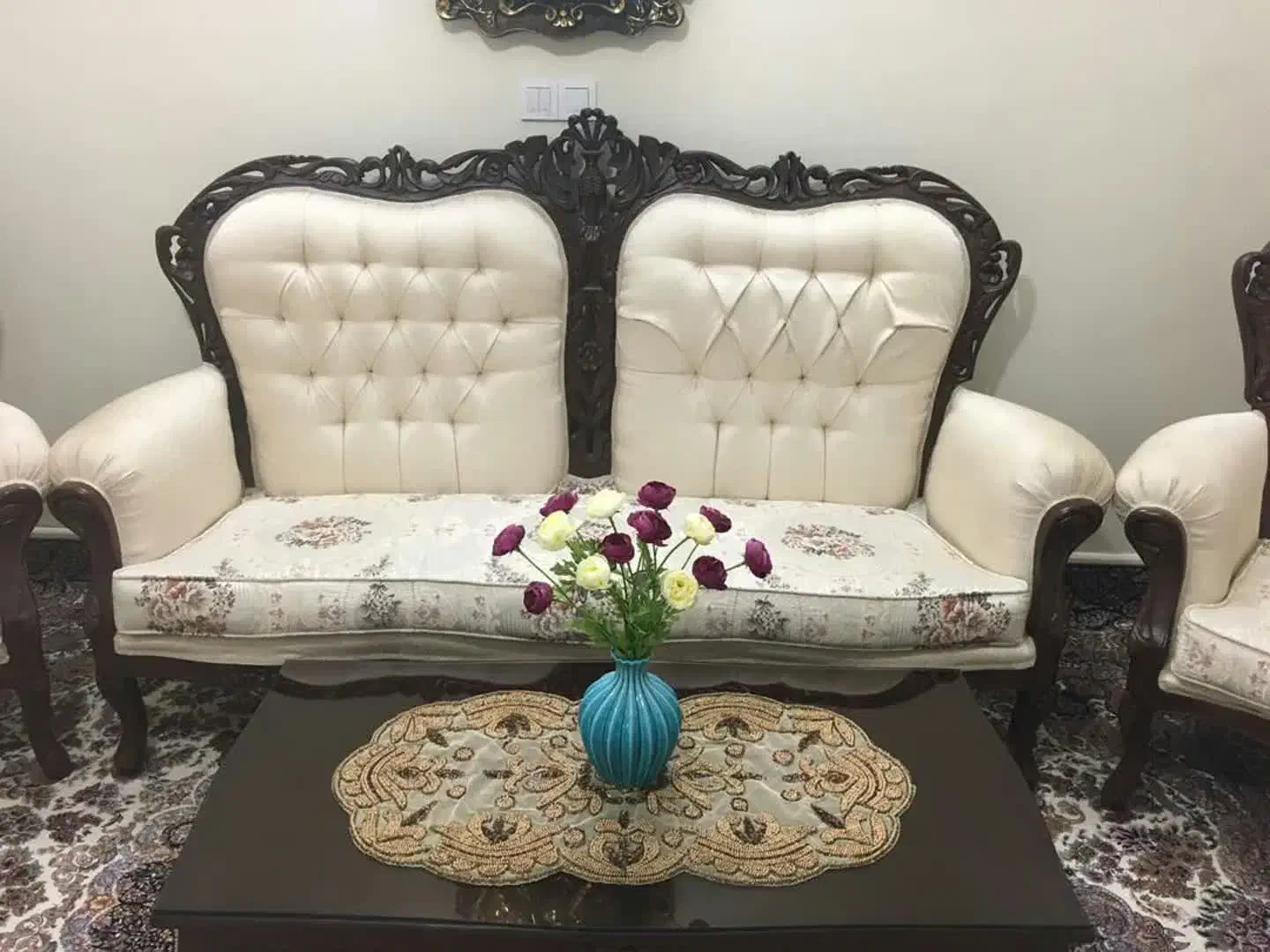 مبل استیل هفت نفره|مبلمان خانگی و میز عسلی|پردیس, فاز ۲|دیوار