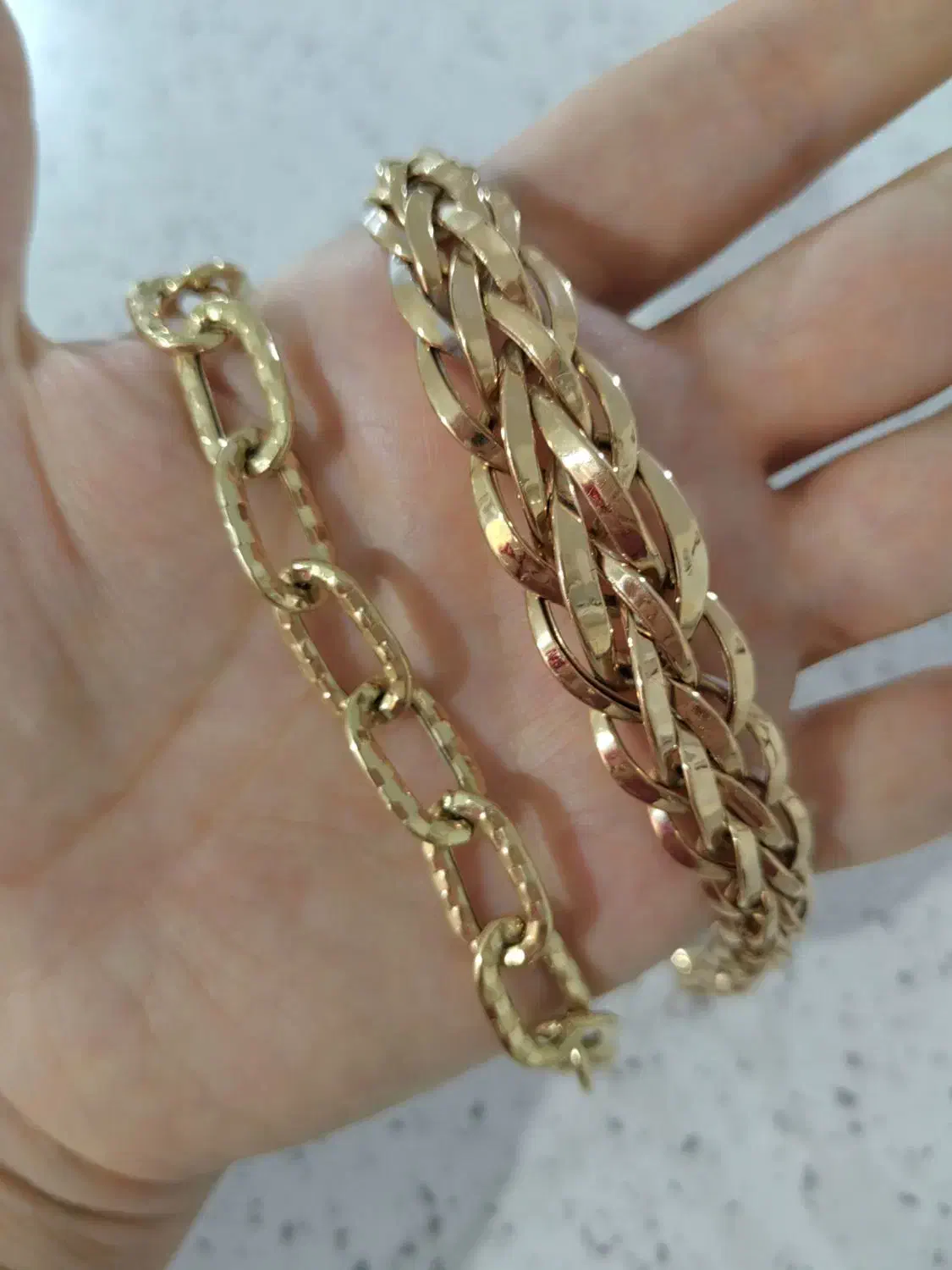 دو عدد دستبند طلا باهم|جواهرات|فردیس, سرحدی|دیوار