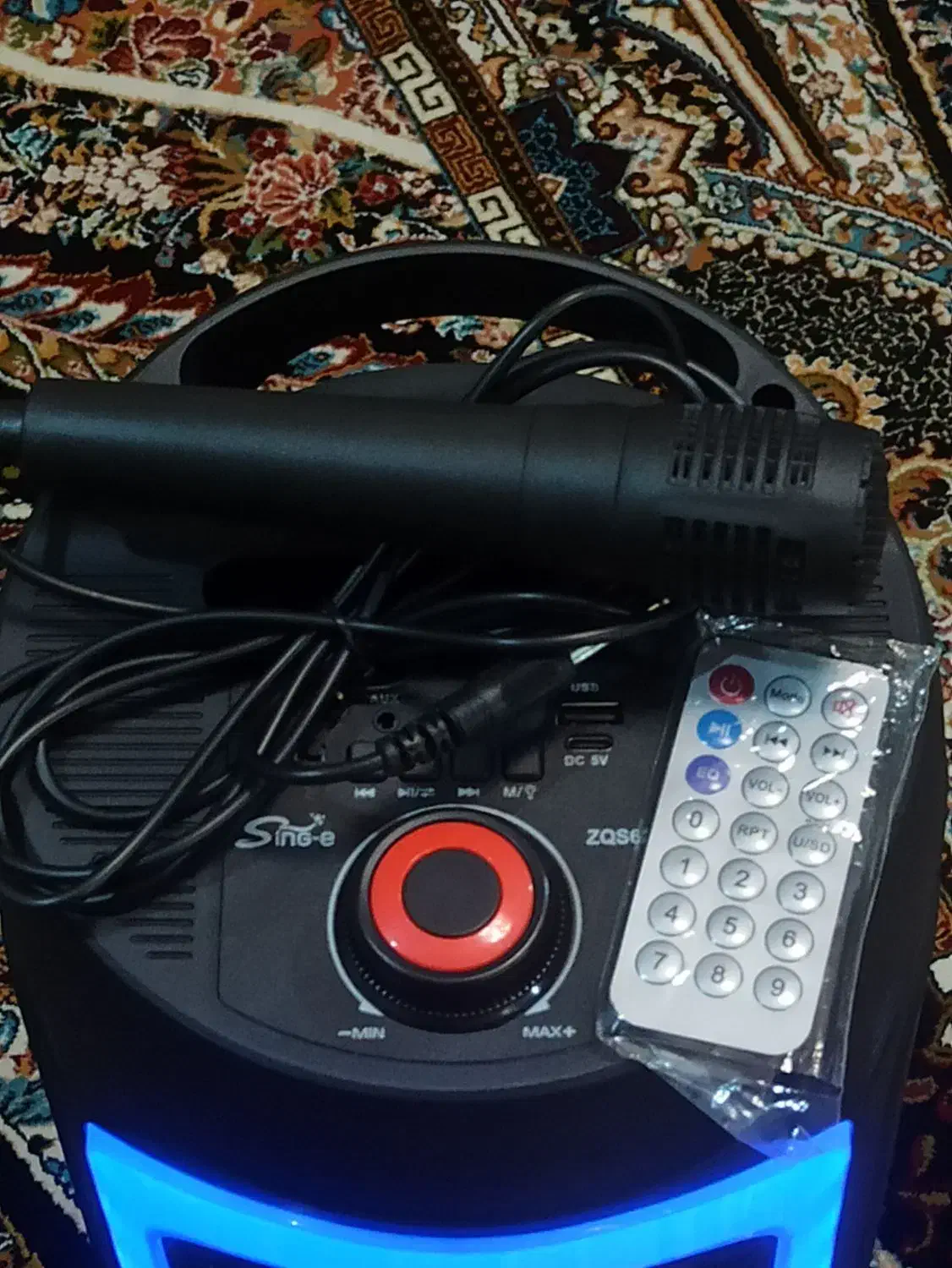 فروش یک عدداسپیکرسینگ مدل6231بامیکروفون وکنترل نو|سیستم صوتی خانگی|بابلسر, |دیوار