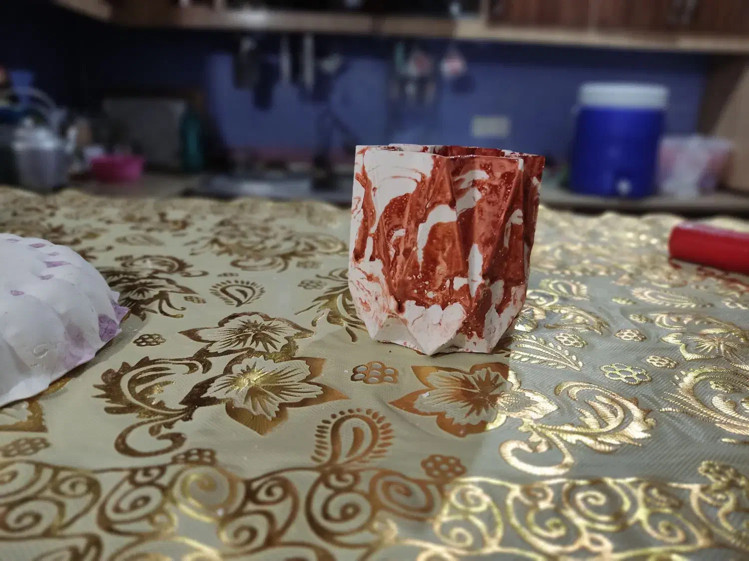 قندان و گلدان با طرح و رنگ دلخواه شما|صنایع دستی و سایر لوازم تزئینی|لاشار, |دیوار