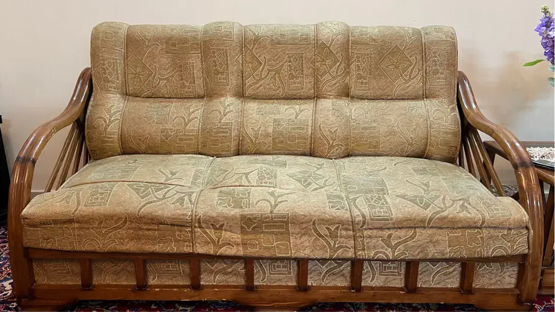 مبلمان ۸ نفره به همراه ست عسلی و میز جلو مبل|مبلمان خانگی و میز عسلی|تهران, دولاب|دیوار