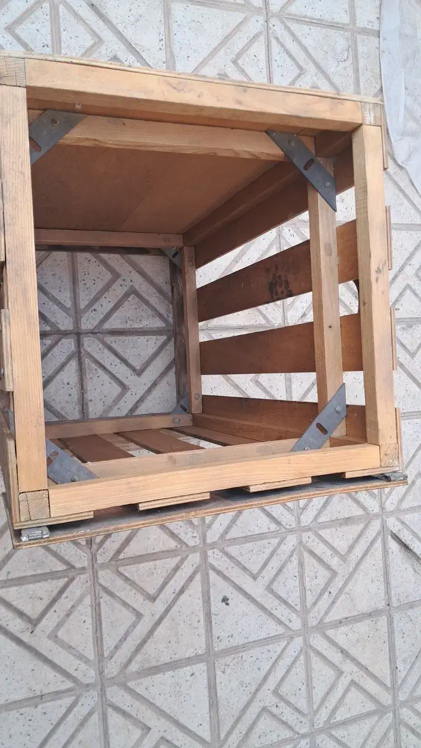 فروش جعبه چوبی|کتابخانه، شلف، قفسههای دیواری|یزد, |دیوار