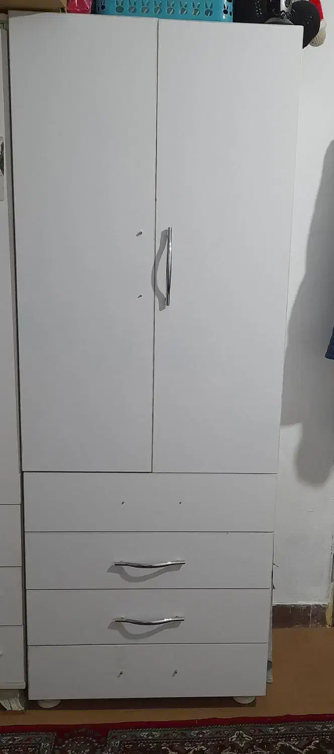 ۲ عدد کمد لباس کشو دار|جاکفشی، کمد، دراور|سمنان, |دیوار