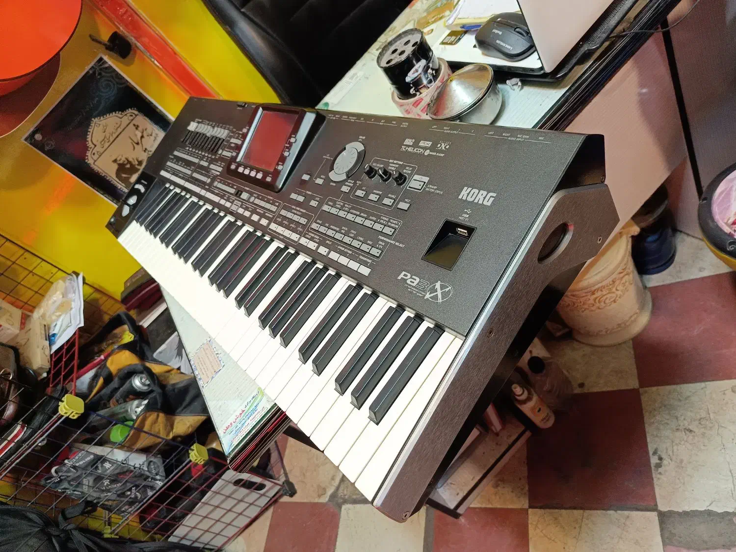 ارگ pa3x پنج اکتاو در حد آکبند رم256|پیانو، کیبورد، آکاردئون|تبریز, |دیوار