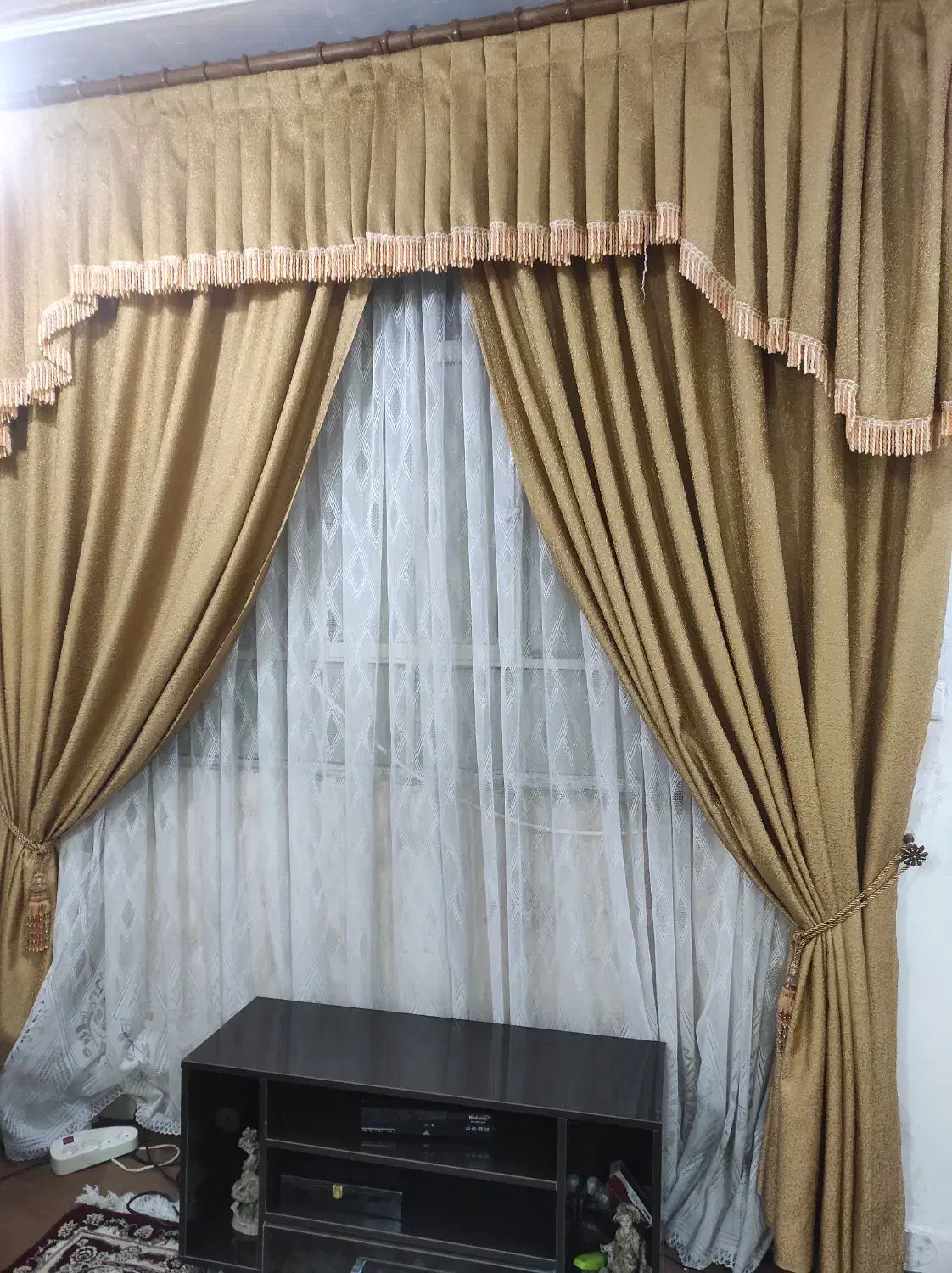 پرده پذیرایی و اتاق خواب|پرده، رانر، رومیزی|اهواز, زیتون کارمندی|دیوار