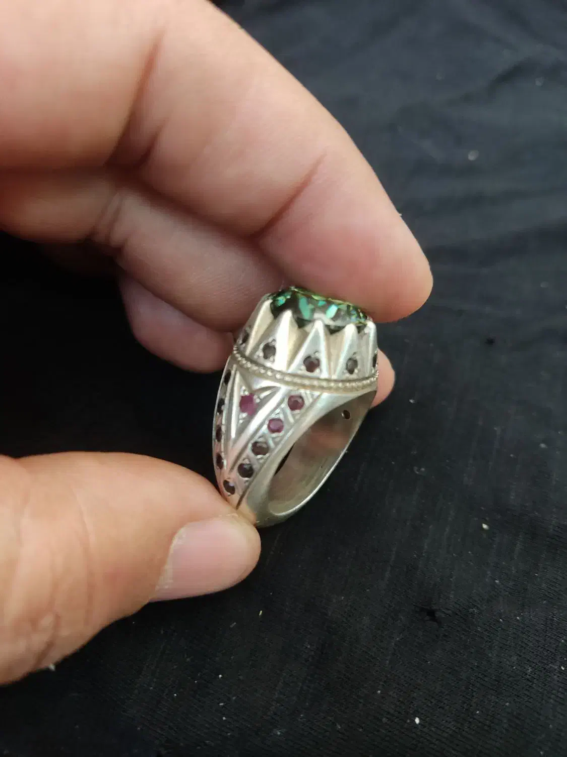 انگشترهای  زبرجد آماتیس وموزانایت(الماس روسی)|جواهرات|تهران, شهرک ابوذر|دیوار