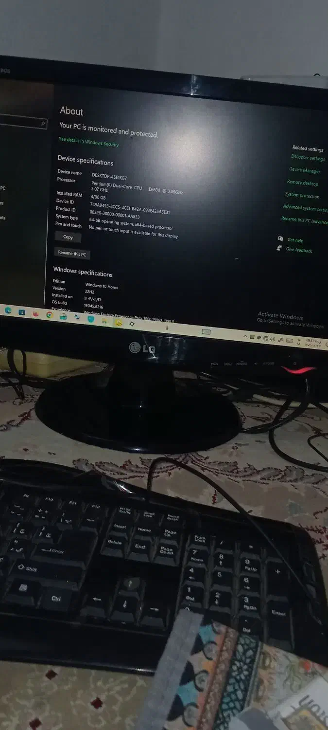 فروش کامپیوتر با تمام ابزاراش به قیمت خوب|رایانه رومیزی|آستارا, |دیوار