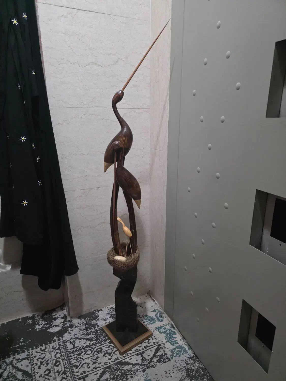 مجسمه قو|مجسمه، تندیس، ماکت|لنجان, |دیوار