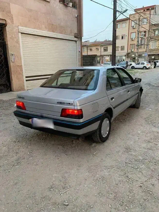 پژو ۴۰۵ GLX دوگانه نقرهای مدل ۹۱|خودرو سواری و وانت|رشت, یخسازی|دیوار