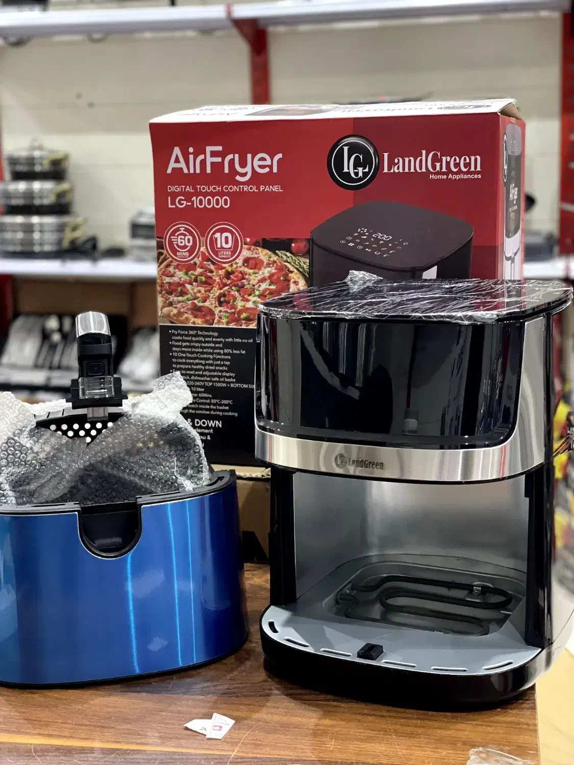 سرخ کن رژیمی الجی لند گرین دوسبده دوالمنت|اجاق گاز و لوازم برقی پختوپز|قم, شاه ابراهیم|دیوار