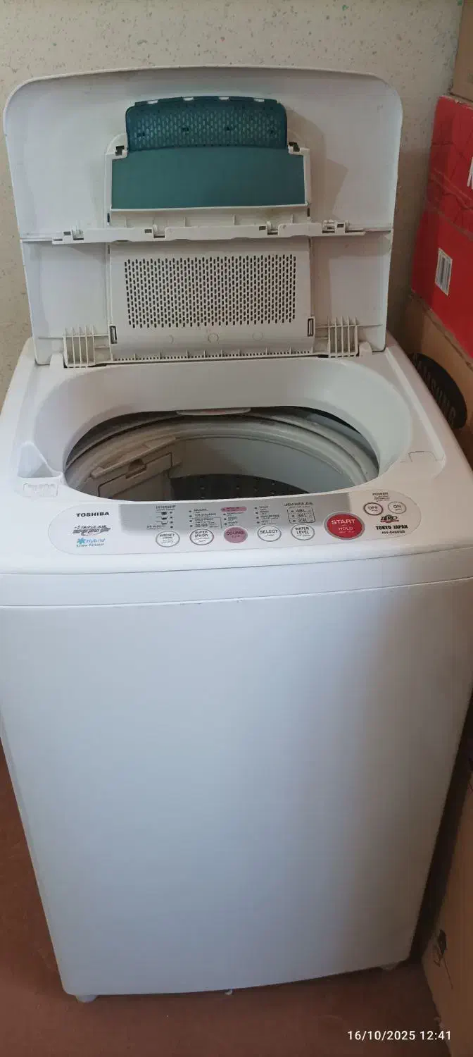 لباسشویی تمام اتوماتیک toshiba ژاپنی 6کیلویی|ماشین لباسشویی و خشک‌کن لباس|رامهرمز, |دیوار