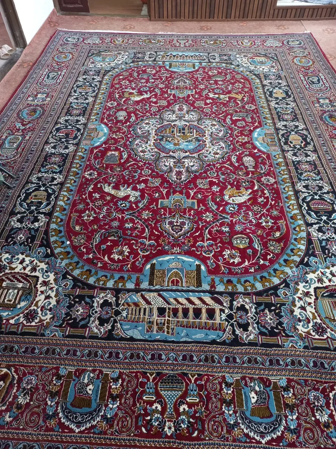 ۱۲ متری طرح ابریشم|فرش|سنندج, |دیوار