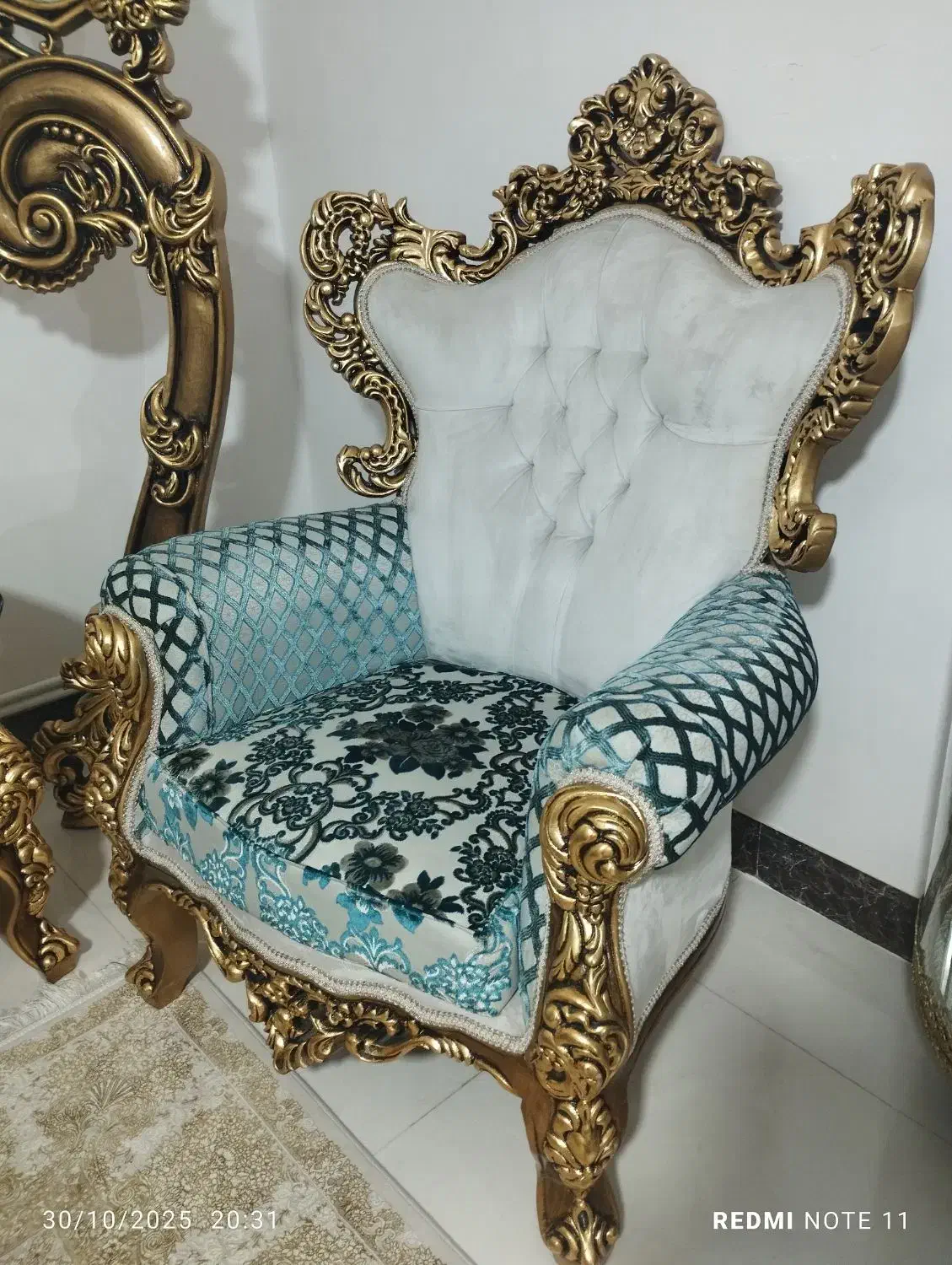 مبل سلطنتی شیک|مبلمان خانگی و میز عسلی|سرپل ذهاب, |دیوار