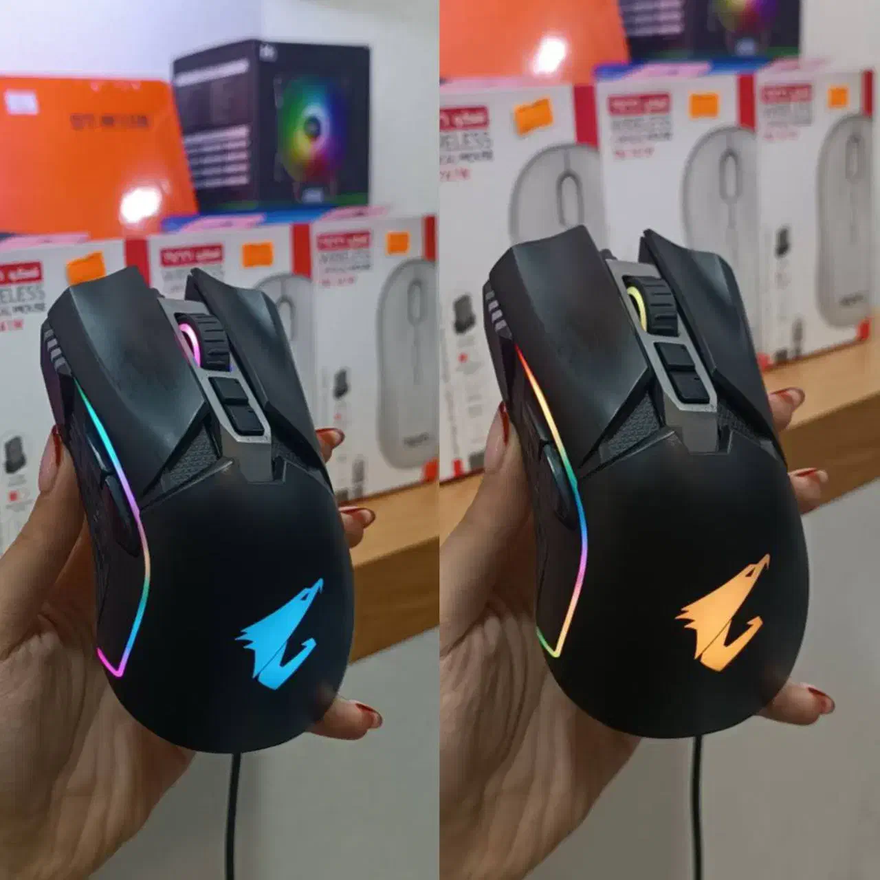 ماوس گیمینگ سیمی Gigabyte AUROS M5|قطعات و لوازم جانبی رایانه|رشت, بازار|دیوار