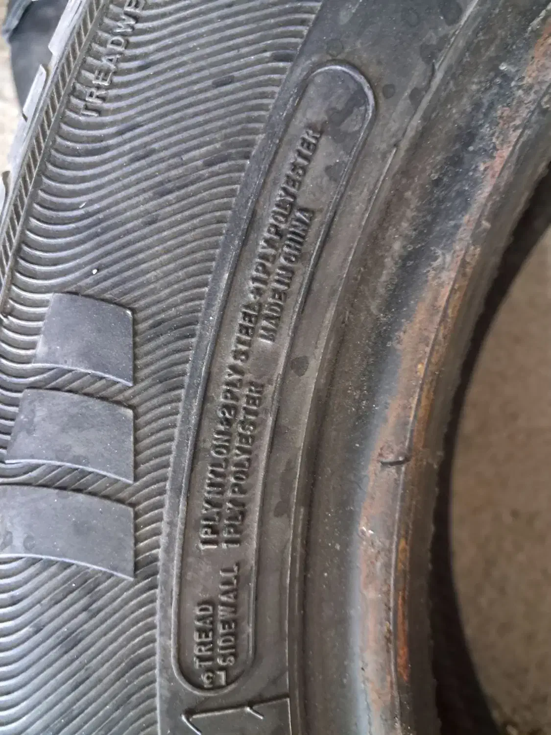 چهار حلقه لاستیک چینی|قطعات یدکی و لوازم جانبی|داران, |دیوار