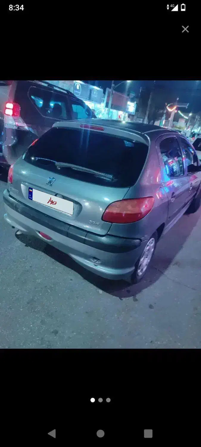 206تیپ3مدل88|خودرو سواری و وانت|ماهدشت, |دیوار