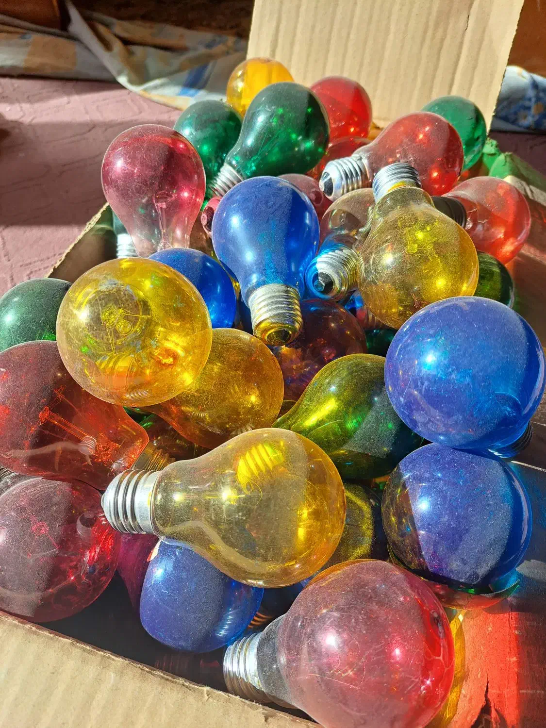 لامپ رنگی|ریسه و چراغ تزئینی|خمینی‌شهر, |دیوار