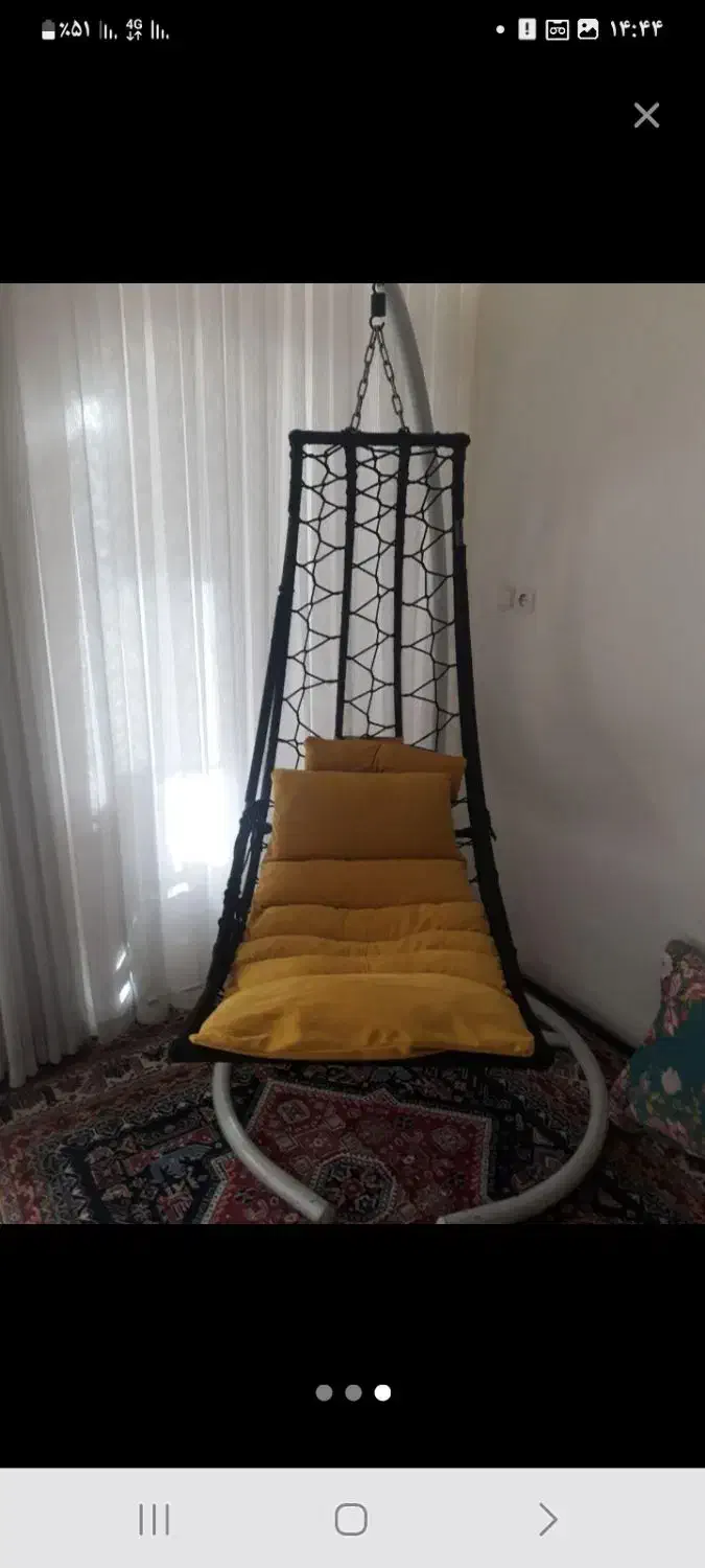 فروش تاب ریلکسی درازکش سالم|مبلمان خانگی و میز عسلی|نجفآباد, امام خمینی|دیوار