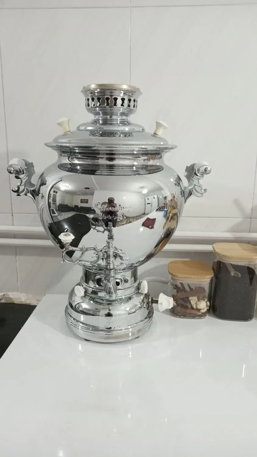 سماور10لیتری اکبربرادران درحدصفر|سماور، چای‌ساز، قهوه‌ساز|سرپل ذهاب, |دیوار