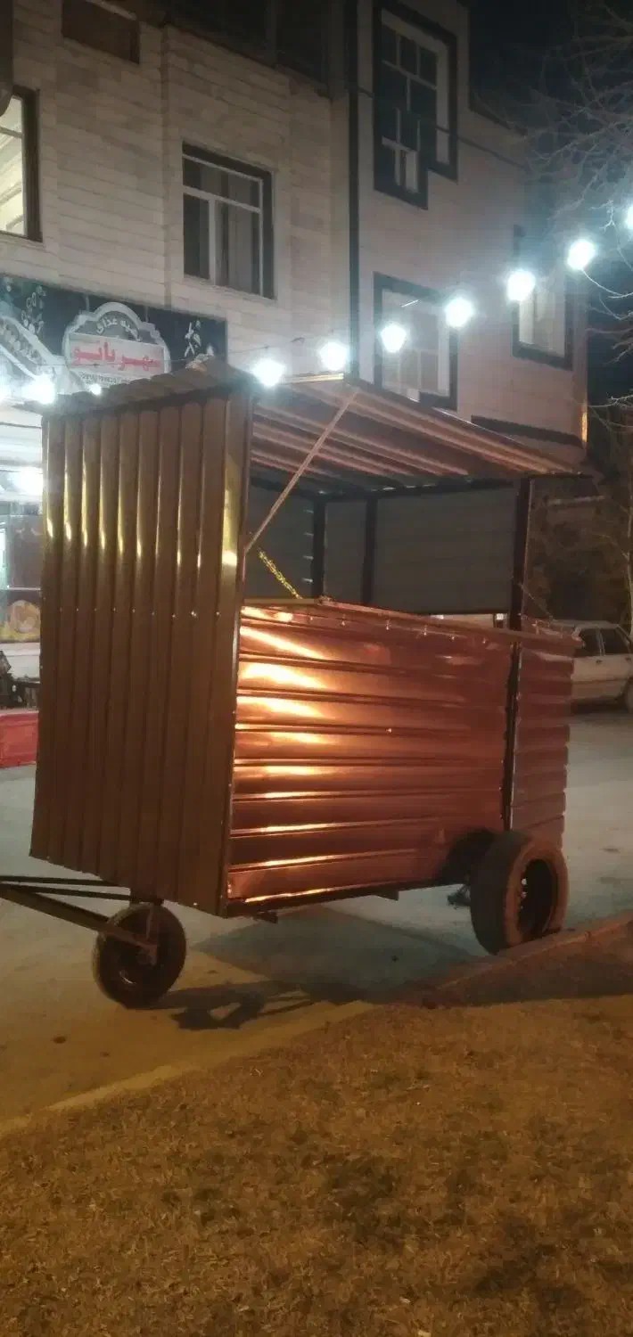 چرخ فلافلی سیار.دکه فلافلی و سیگار فروشی سیار .|کافیشاپ و رستوران|همدان, |دیوار