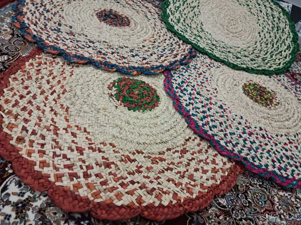 سفره حصیری شمالی ۴نفره|صنایع دستی و سایر لوازم تزئینی|قم, نوبهار|دیوار