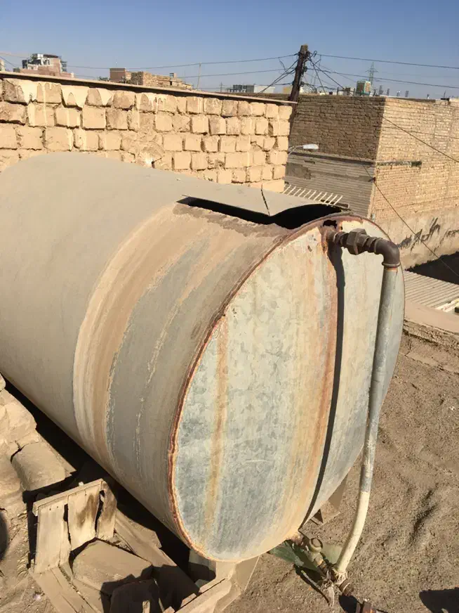 تانکر آب گالوانیزه جنس ضخیم|مصالح و تجهیزات ساختمان|کاشان, کشاورز|دیوار