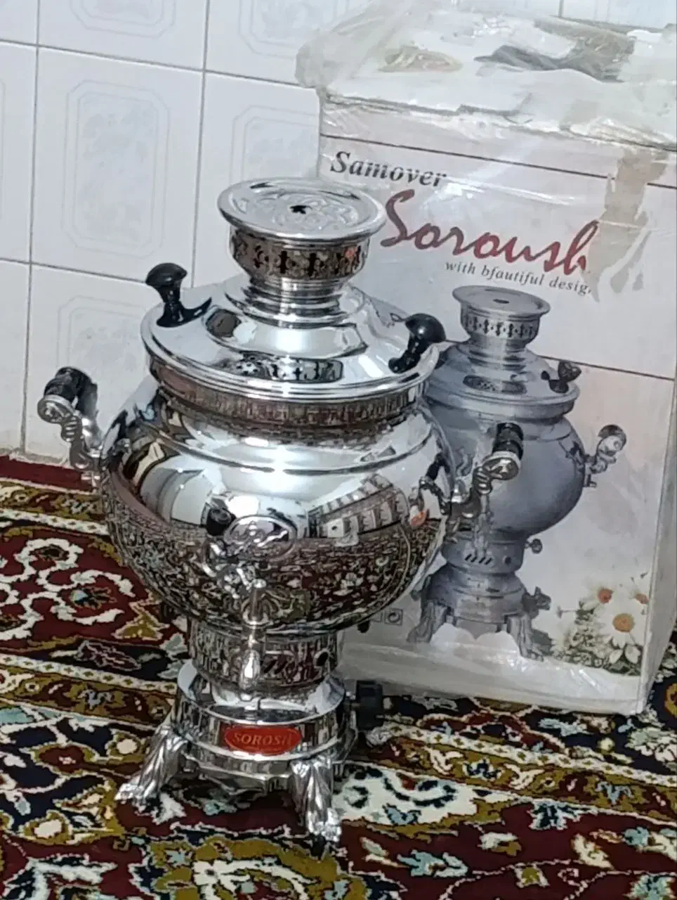 سماور گازی 6 لیتری|سماور، چای‌ساز، قهوه‌ساز|زاهدان, |دیوار