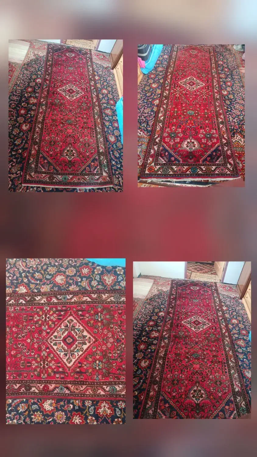 فرش دستباف باف قدیمی و سالم|فرش|بیجار, |دیوار