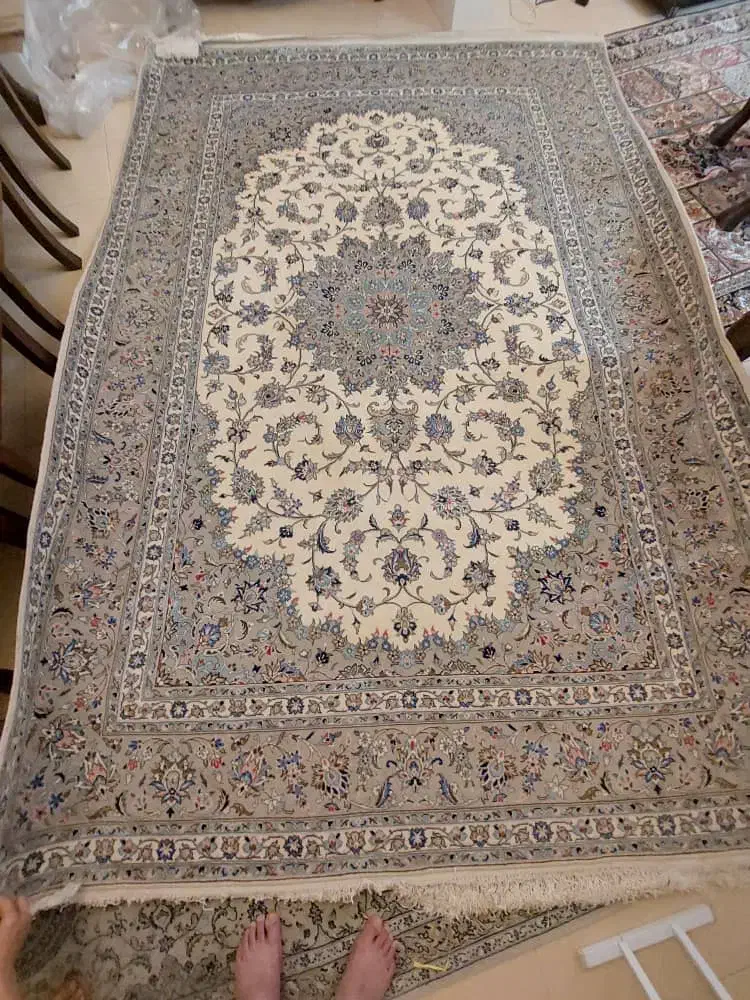 فروش یک جفت فرش 9متری دستباف اردکان|فرش|اصفهان, سرتاوه|دیوار