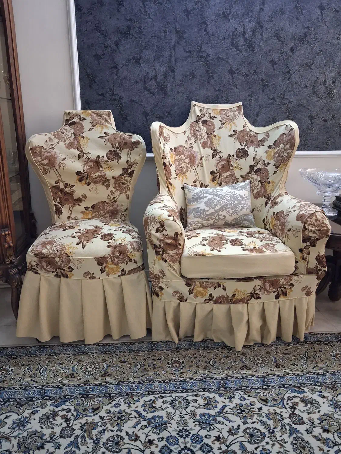 سرویس مبلمان  ۹ تفره با نهارخوری ۸ نفره|مبلمان خانگی و میز عسلی|تهران, دکتر هوشیار|دیوار