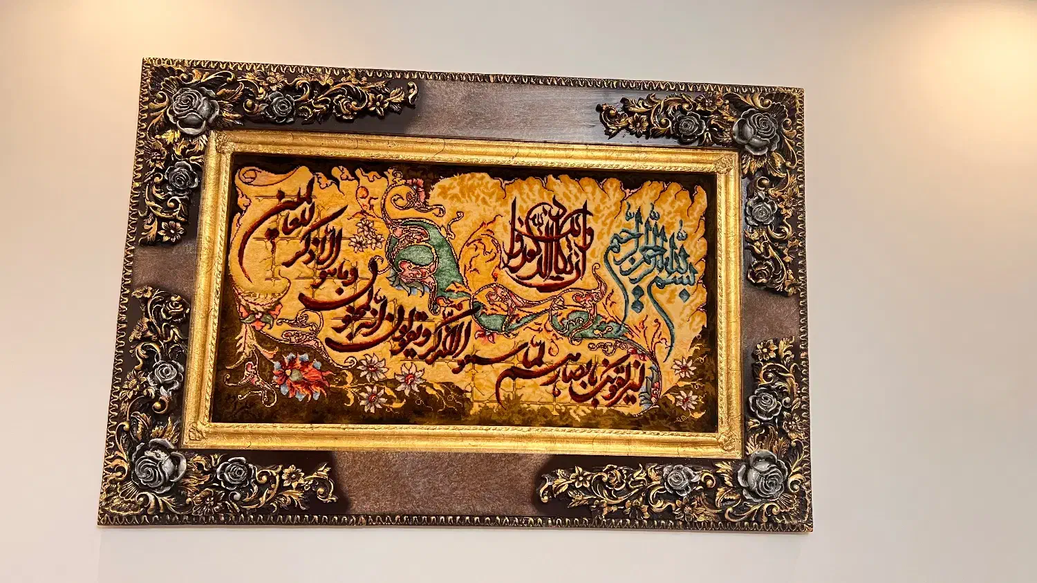 تابلو فرش دستبافت|تابلو فرش|اردبیل, |دیوار