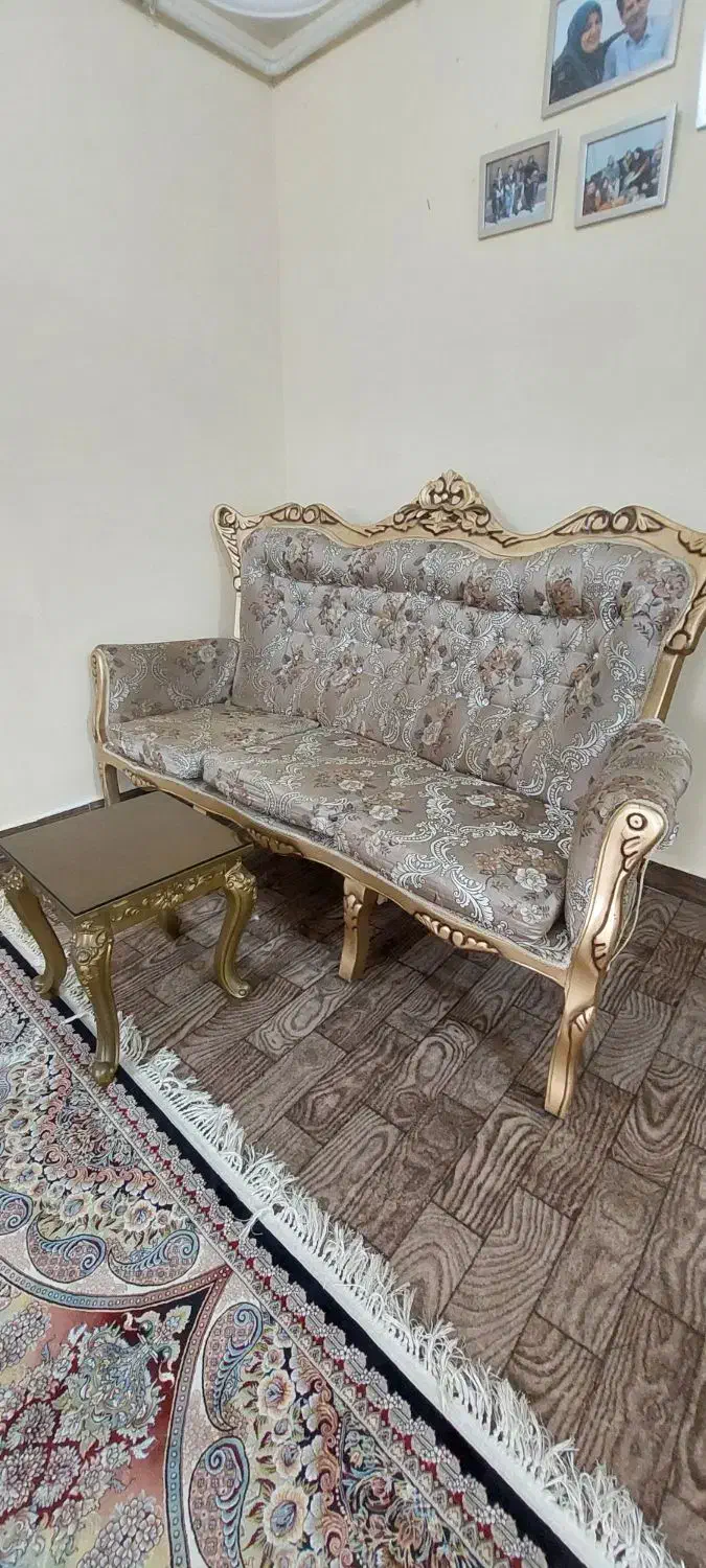 یک دست ۹نفر مبل استیل جنس چوب|مبلمان خانگی و میز عسلی|رشت, استادسرا|دیوار
