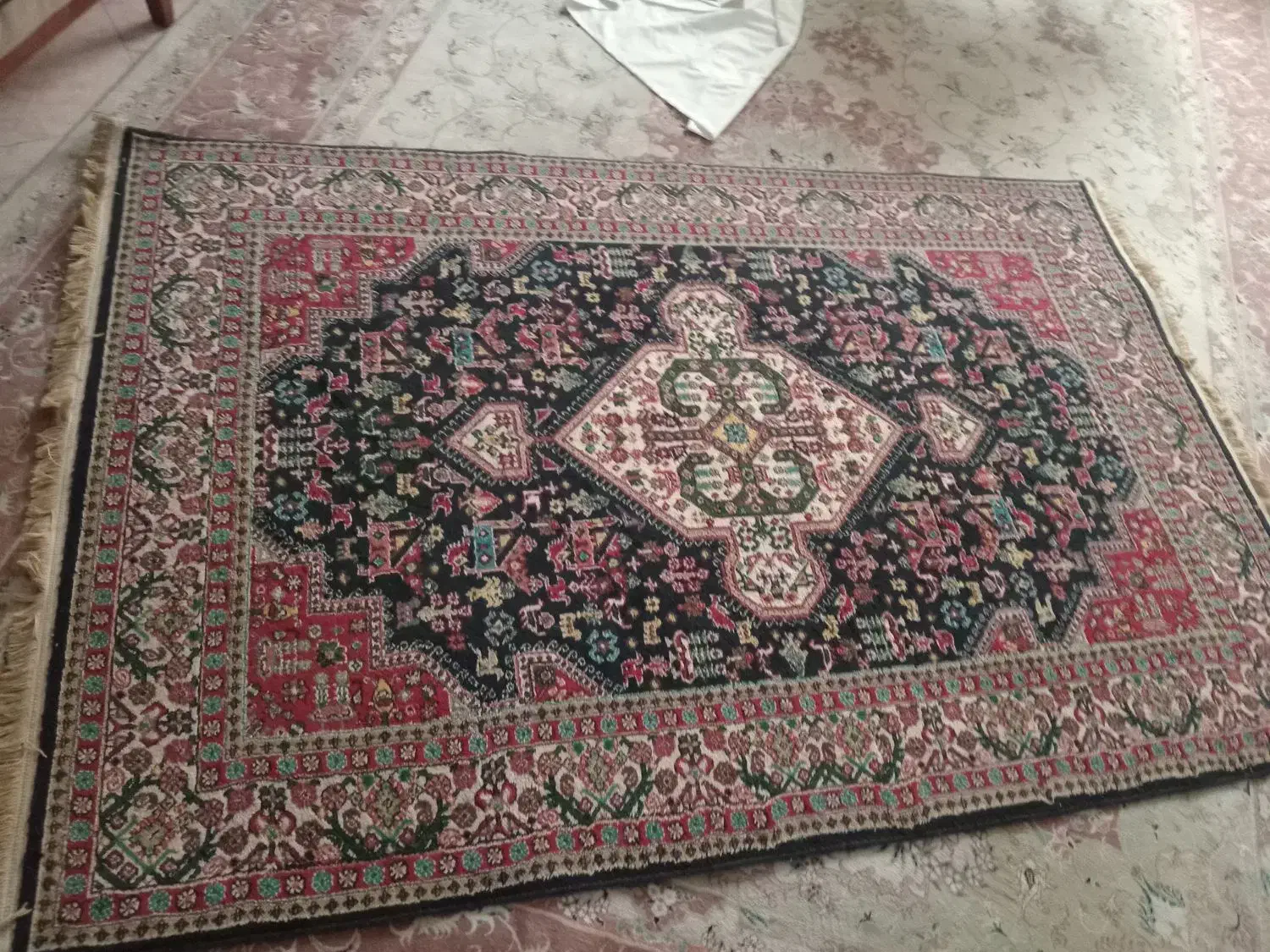 فرش ۴ متری سورمه ای|فرش|کرج, گلشهر|دیوار
