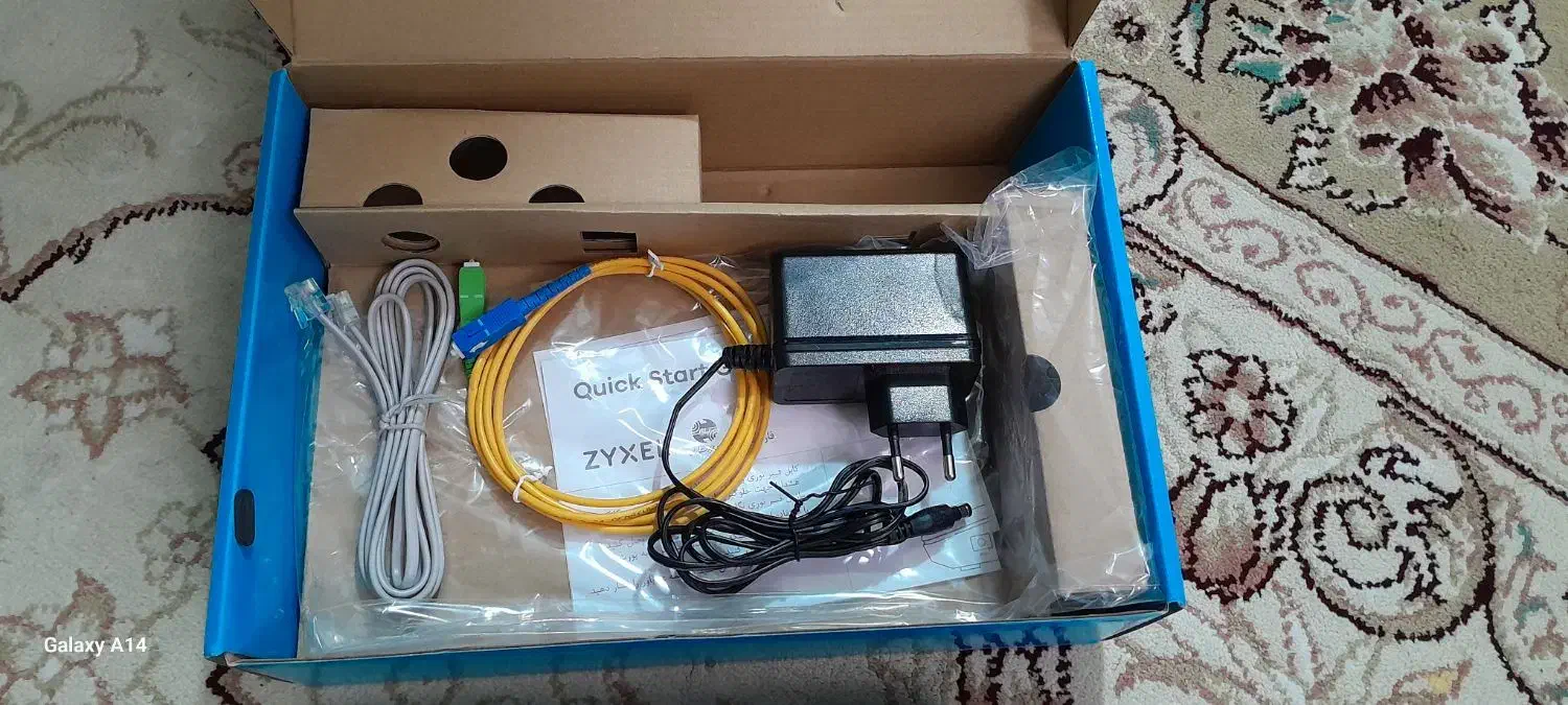 مودم فیبر نوری مدل ZYXEL|مودم و تجهیزات شبکه|سمنان, |دیوار