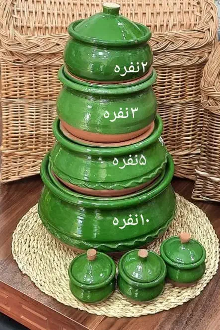 ۴سایز گمج گیلانی خورشتی|ظروف پختوپز|رشت, هلال احمر|دیوار