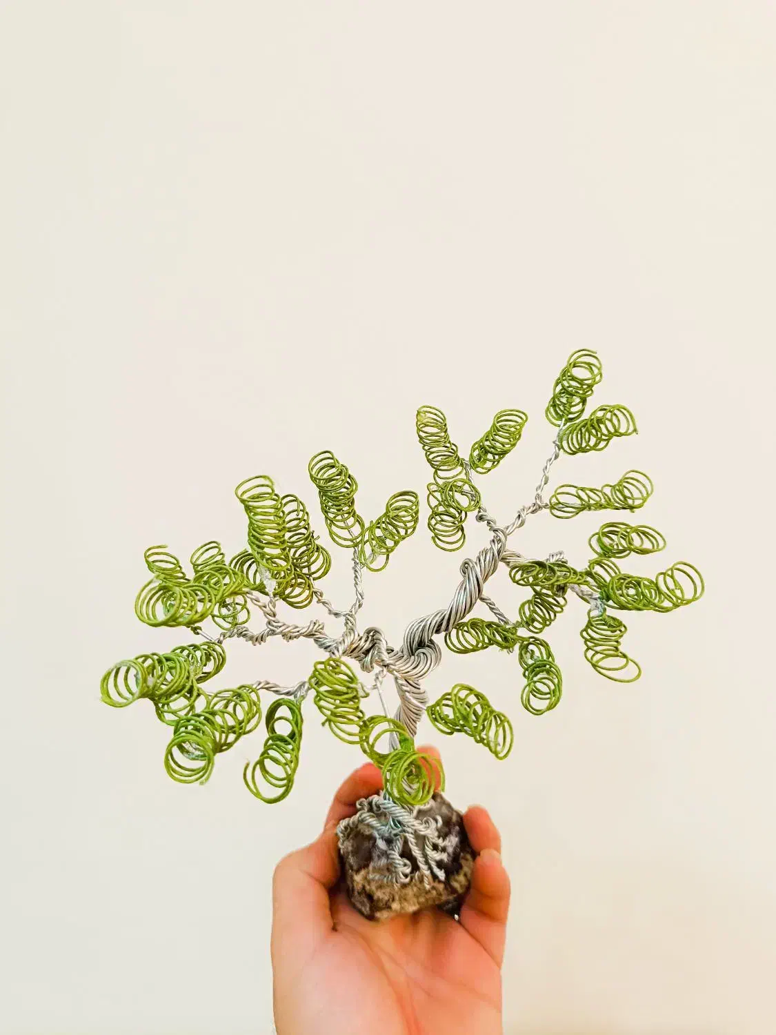 مجسمه سیمی درخت و سنگ عقیق سلیمانی|صنایع دستی و سایر لوازم تزئینی|محمدشهر, ولدآباد|دیوار