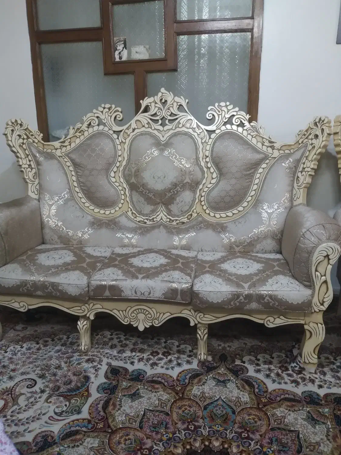 مبل سلطنتی درحد نو تمیز|مبلمان خانگی و میز عسلی|لنگرود, |دیوار