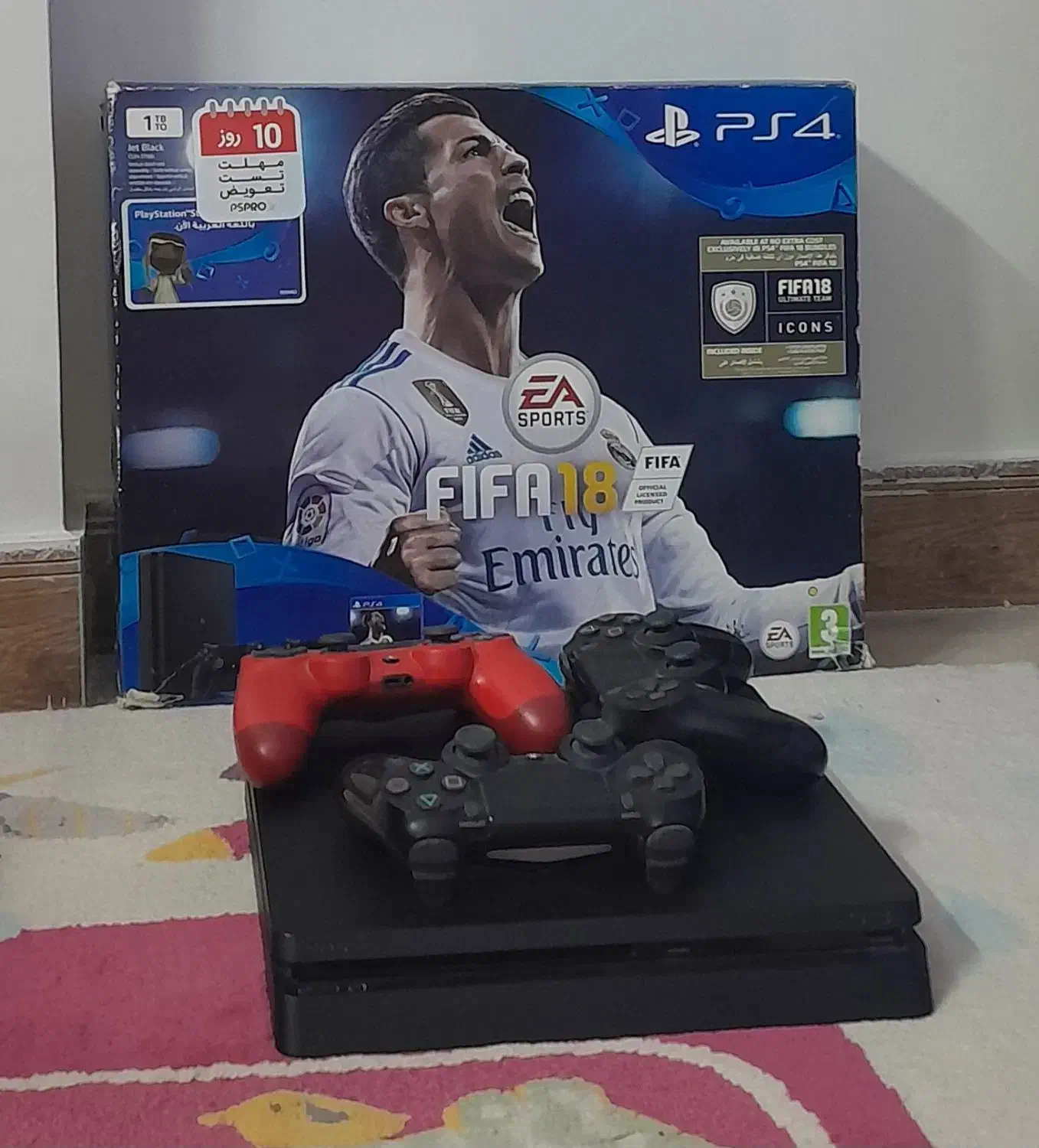 کنسول PS4 اسلیم ، با ۳ دسته|کنسول، بازی ویدئویی و آنلاین|تهران, تختی|دیوار