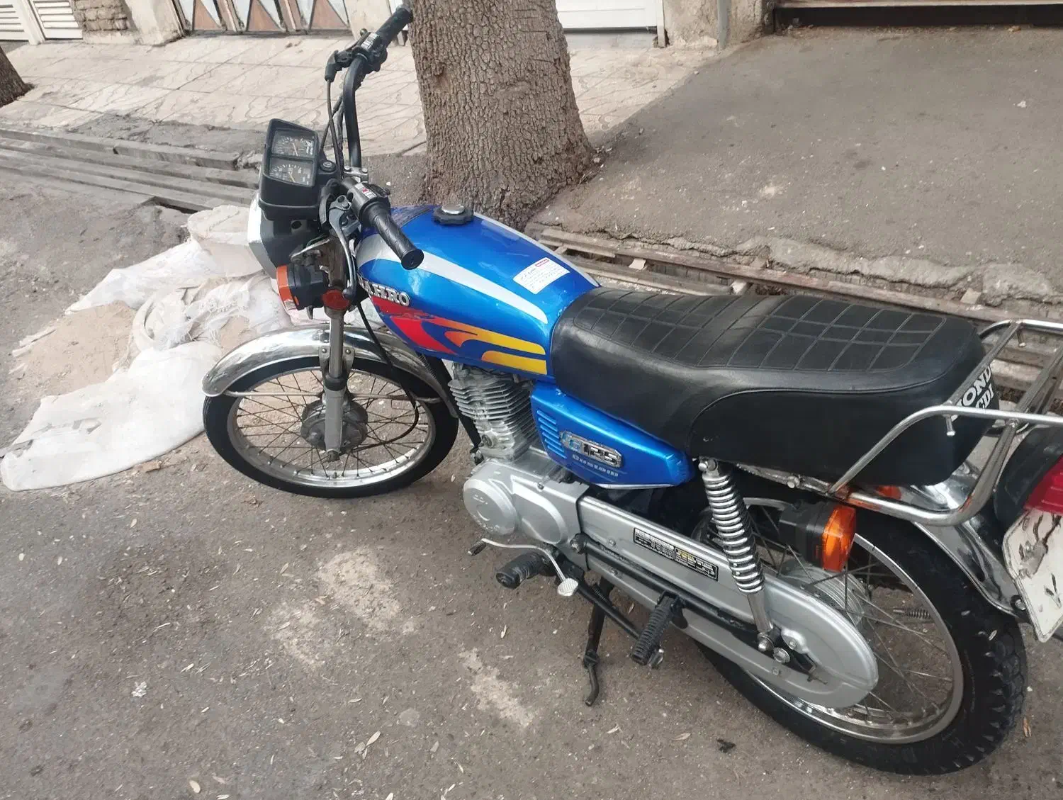 موتور هندا ۱۲۵مزایده|موتورسیکلت|مشکین‌دشت, |دیوار