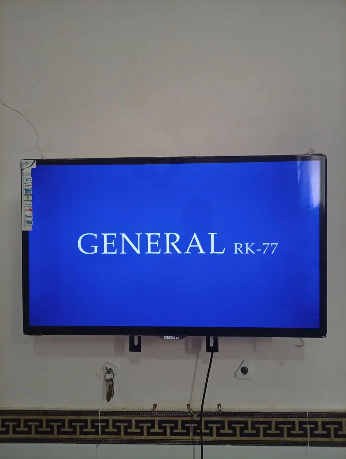 LED GENERAL SMART|تلویزیون و پروژکتور|ربط, |دیوار